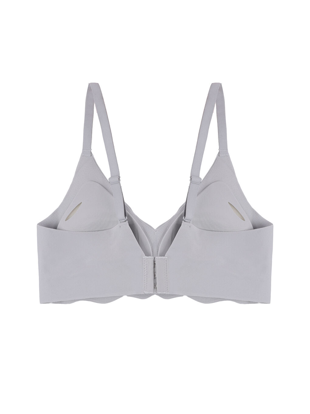 Mavi Balensiz Lazer Dikişsiz Görünmez Çıkarılabilir Pedli Sütyen-3