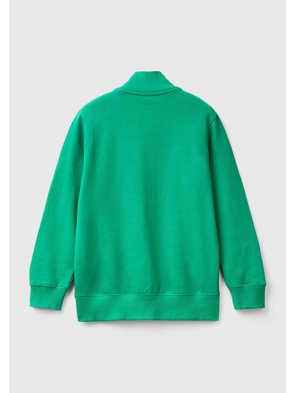 United Colors Of Benetton Yeşil Erkek Çocuk Yeşil Logolu Sweatshirt - 1