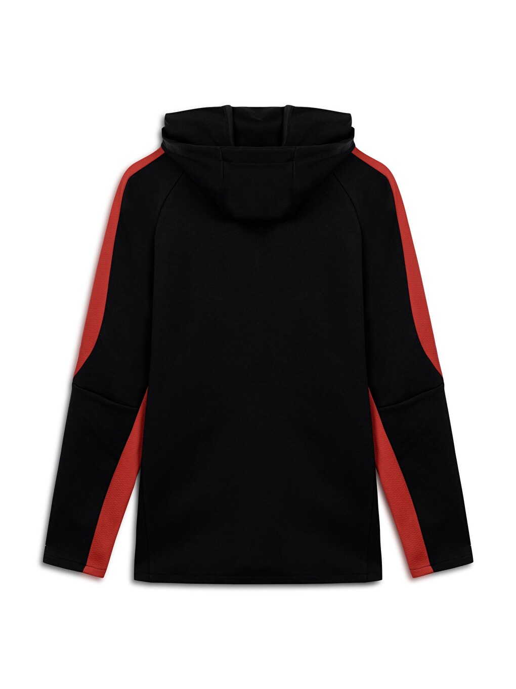Siyah GALATASARAY EVOSTRIPE Erkek Kapüşonlu Fermuarlı Sweatshirt-5