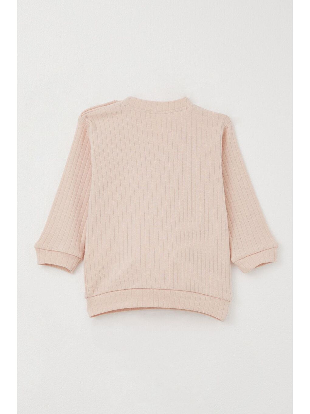 Pembe Kız Bebek Patlı Takım Uykucu Ay & Yıldız Armalı Pudra (4-9 Ay)-6