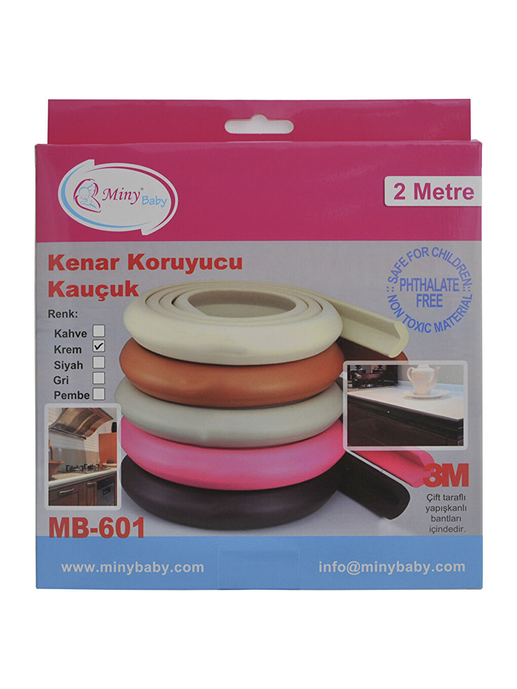 Kauçuk Kenar Koruyucu 2 m