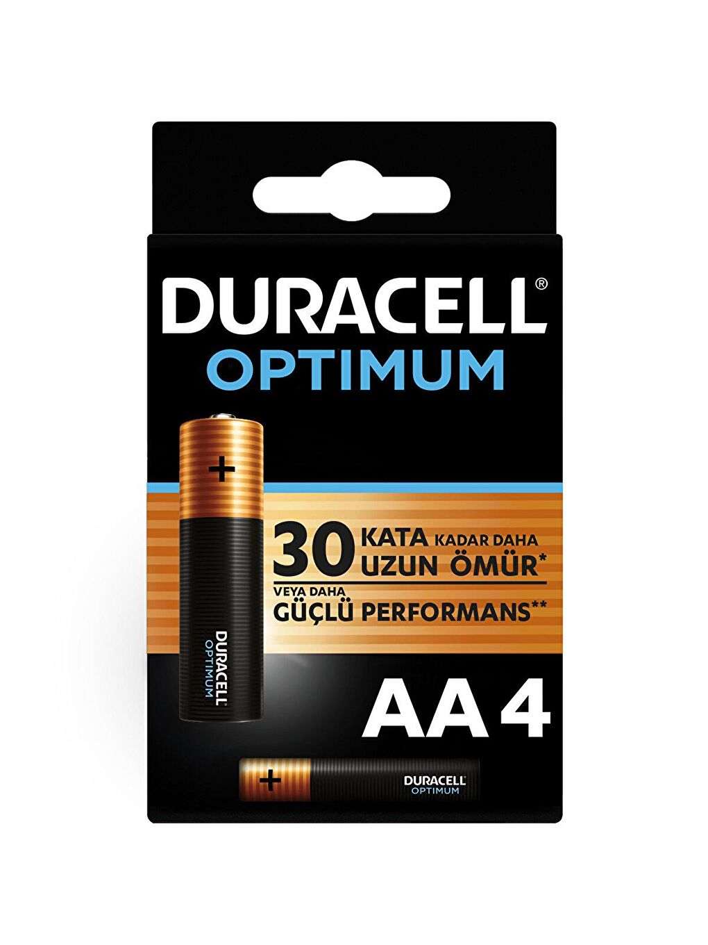 Duracell Karışık Optimum 4'lü AA Kalem Pil