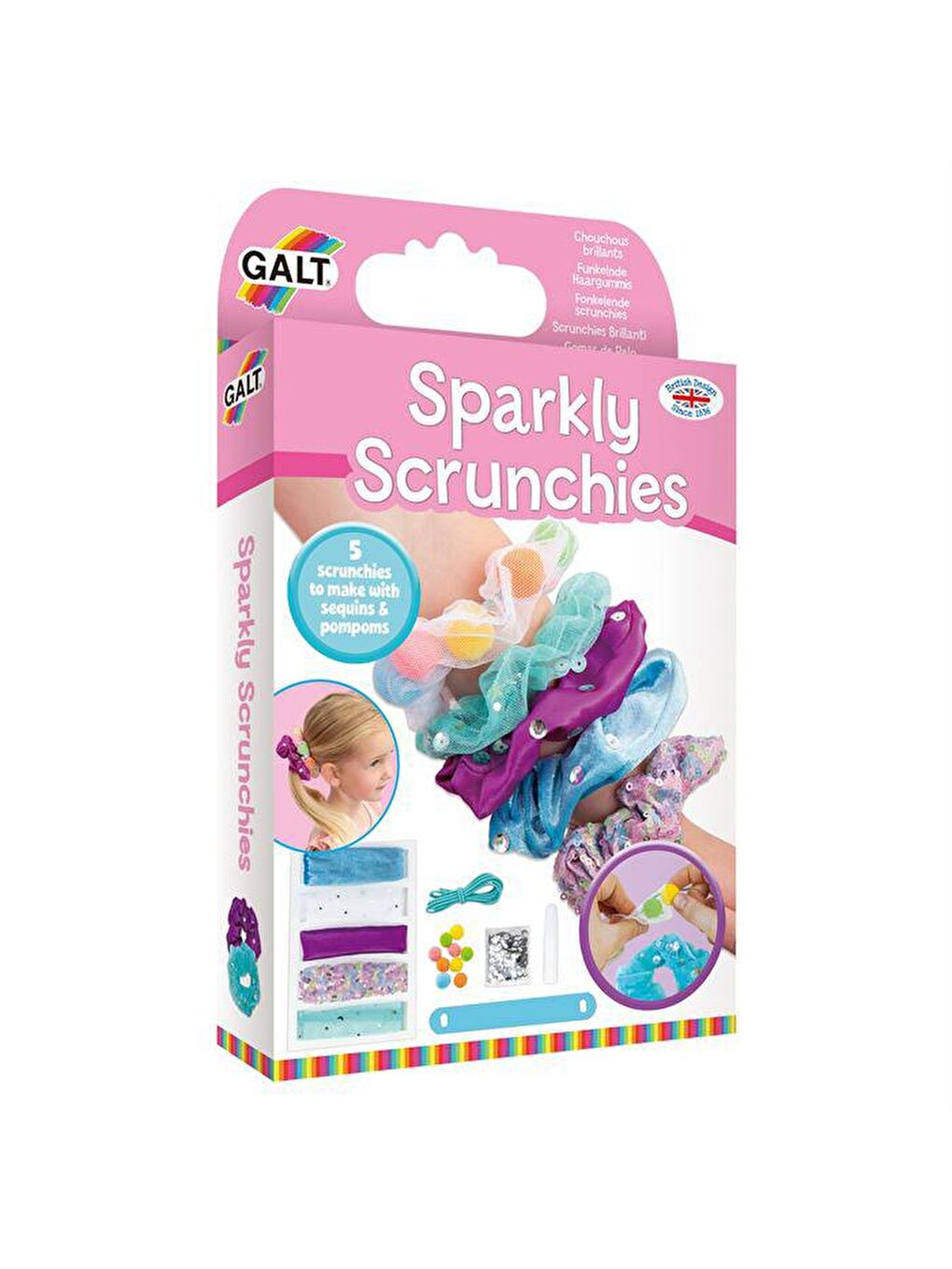 Galt Karışık Sparkly Scrunchies