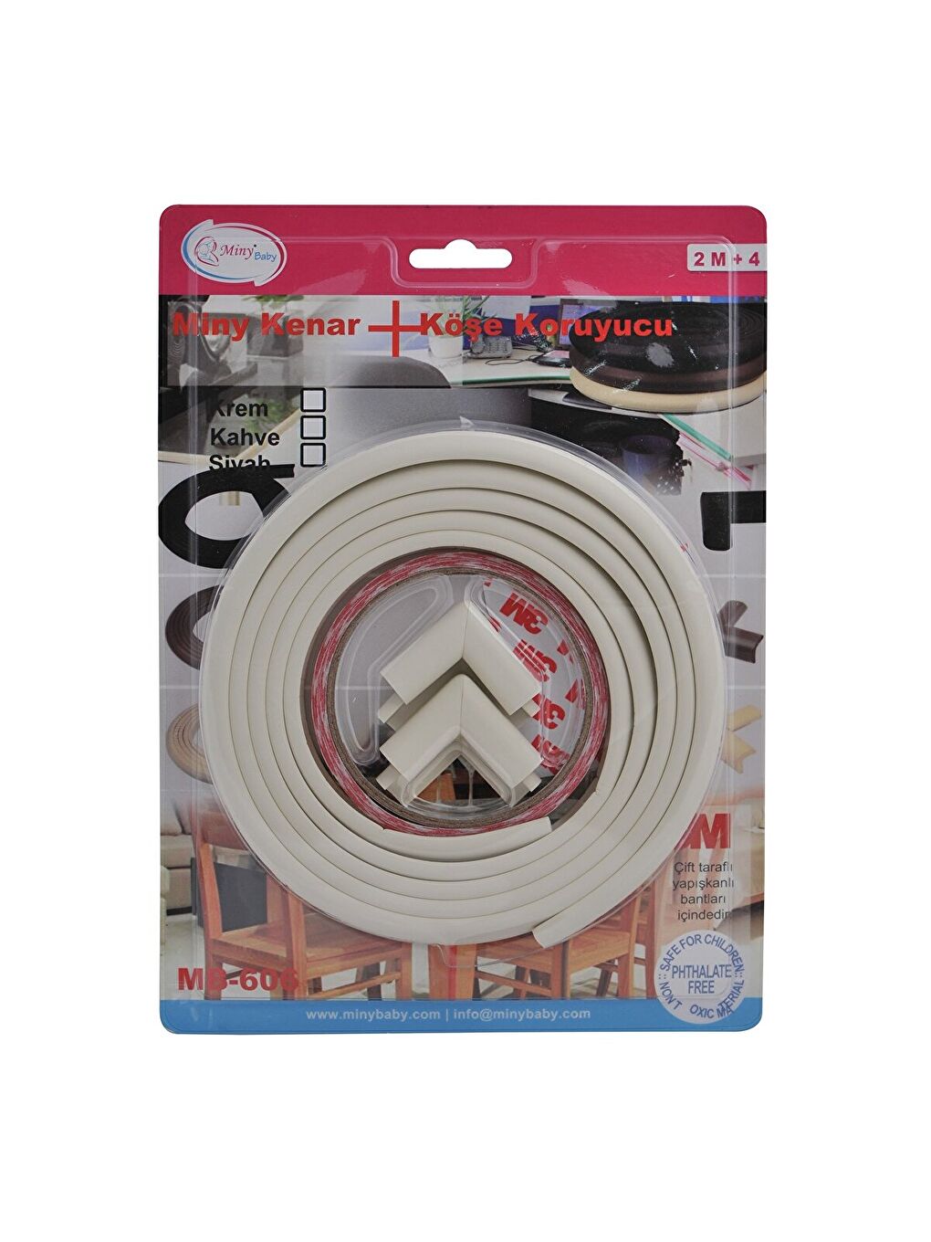 Kenar Koruyucu 2M-Köşe Koruyucu 4 adet-1