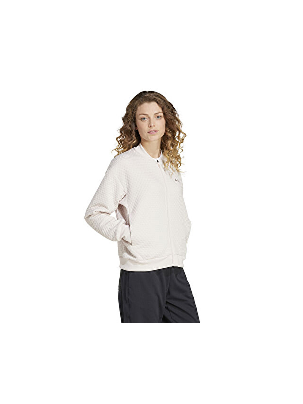 Ekru W Xpl Sweat Jkt Kadın Günlük Ceket Jd6644 Krem-2
