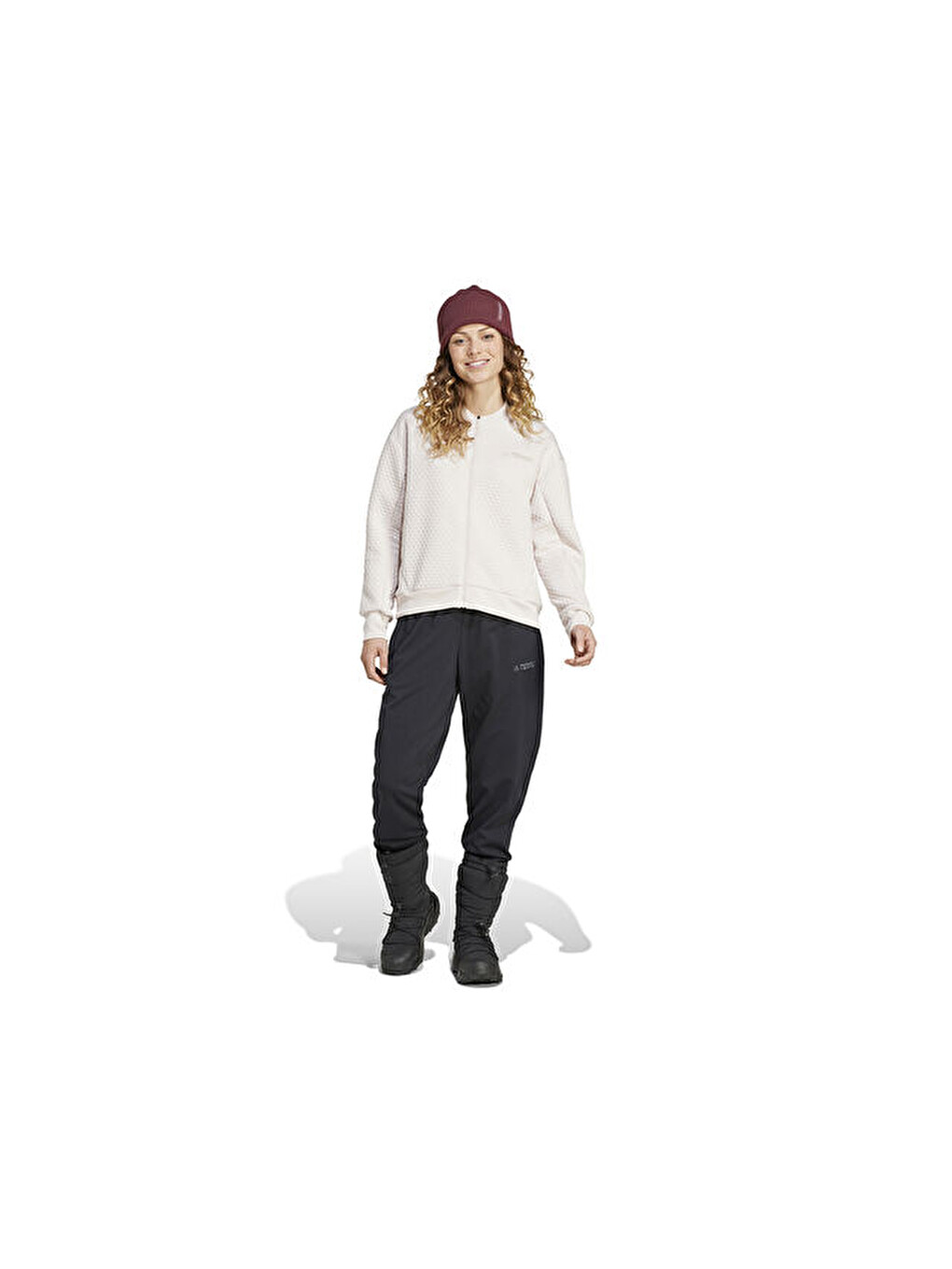 Ekru W Xpl Sweat Jkt Kadın Günlük Ceket Jd6644 Krem-4