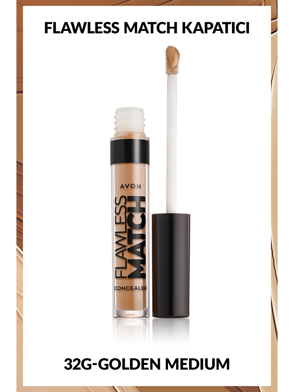 AVON Renksiz Flawless Match Likit Kapatıcı 32G - Golden Medium - 1