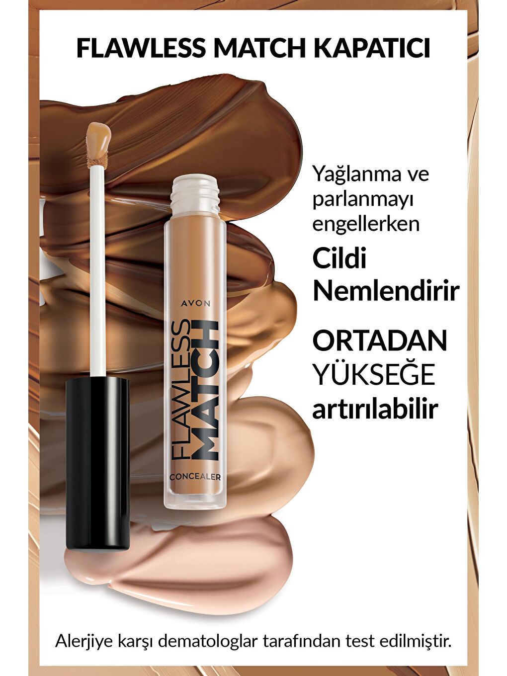 AVON Renksiz Flawless Match Likit Kapatıcı 32G - Golden Medium - 3