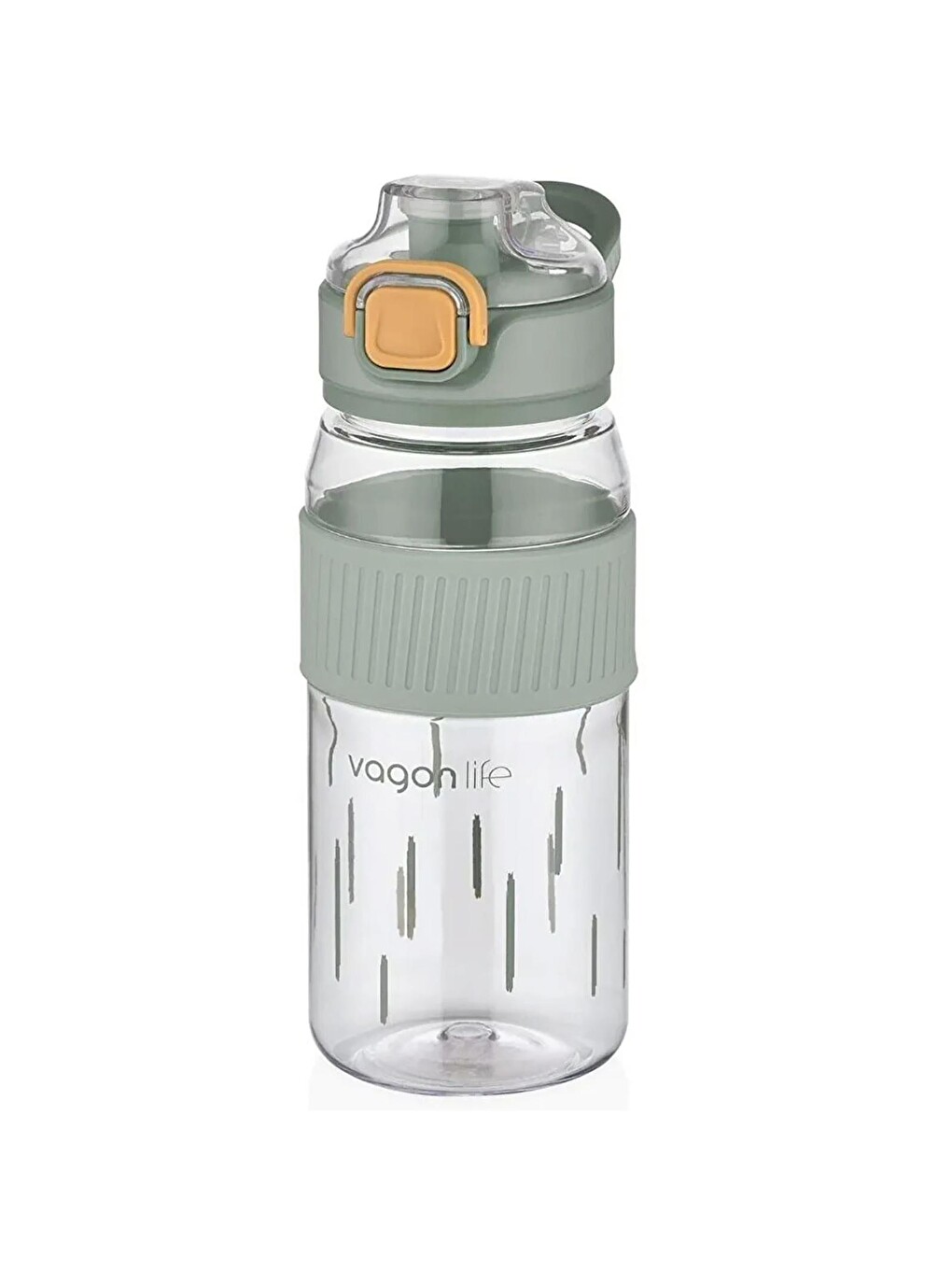 Silikon Gövde Matara 550 Ml - Yeşil