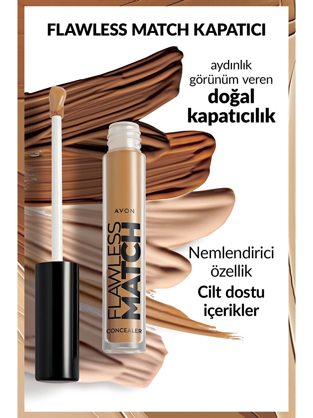 AVON Renksiz Flawless Match Likit Kapatıcı 32G - Golden Medium - 5