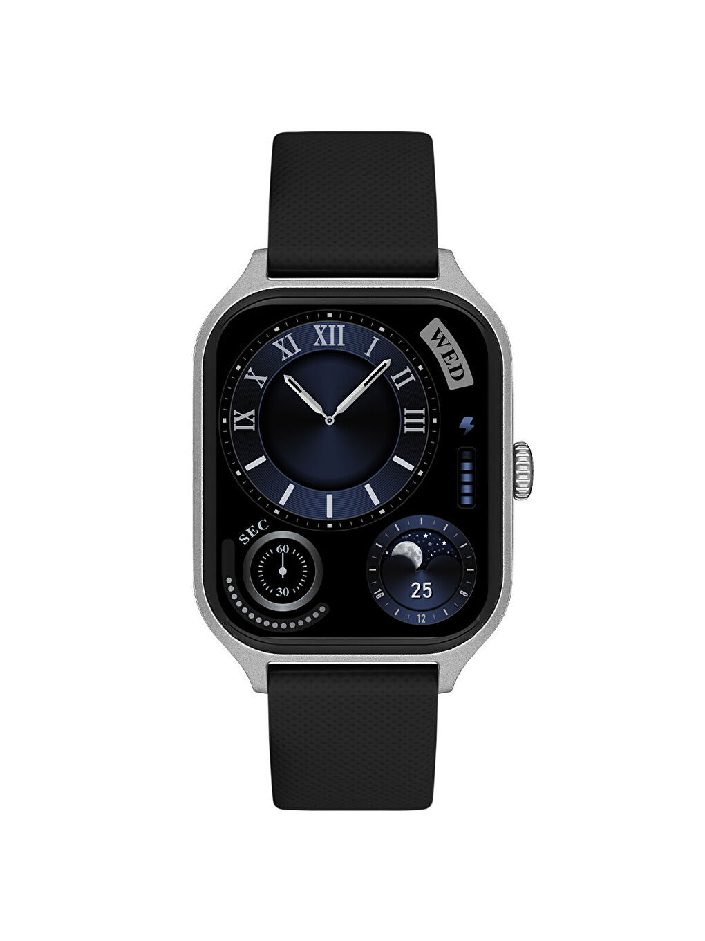 Siyah FT202301F2303 Akıllı Saat ve Yedek Kordon-4