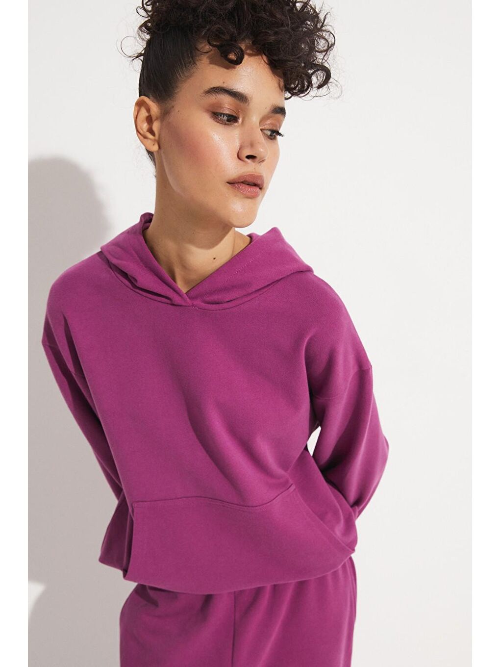 Joystar Gülkurusu Kadın Basic Sweatshirt - 1