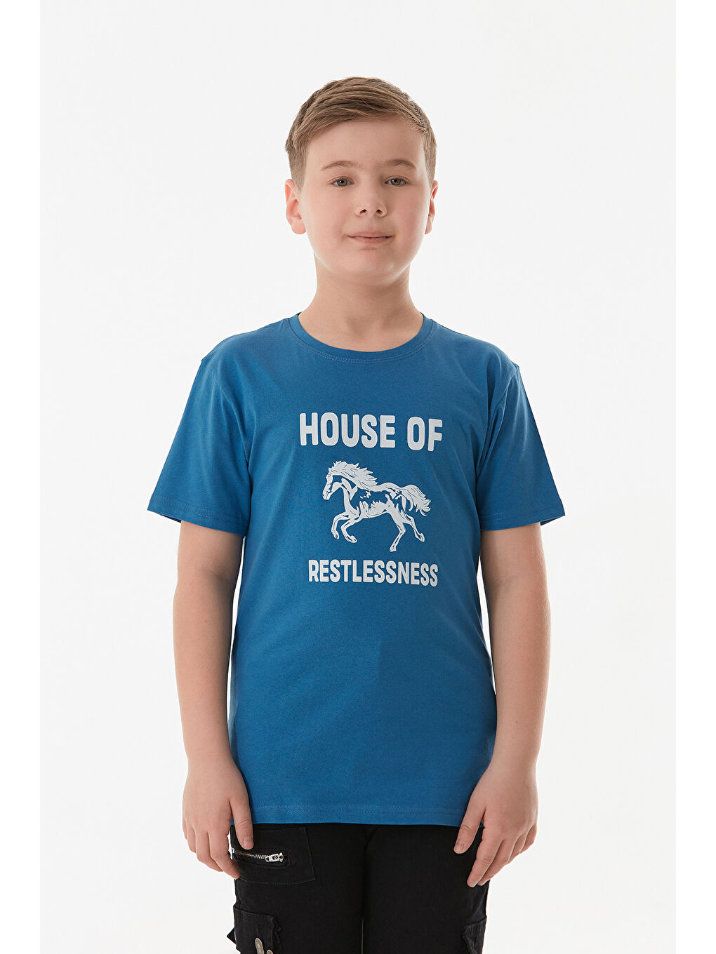 İndigo House Of Baskılı Erkek Çocuk Tişört
