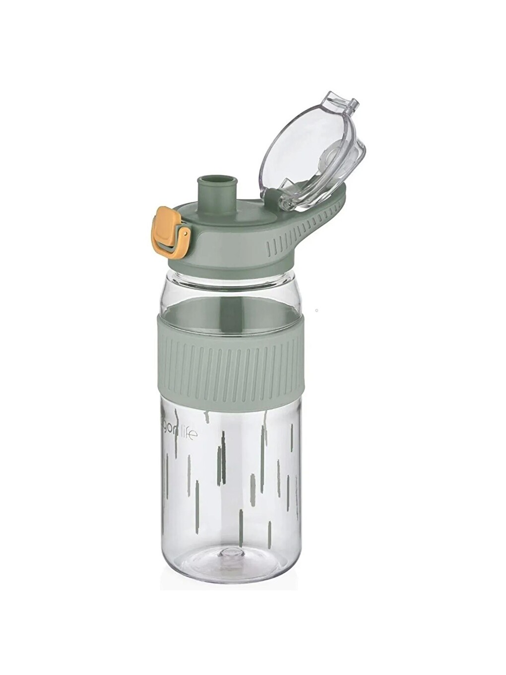 Silikon Gövde Matara 550 Ml - Yeşil-2