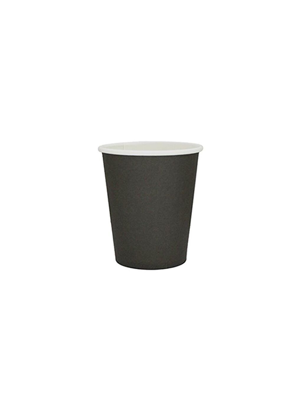 Karton Tabak Bardak Set Doğum Günü Parti Seti Siyah 8 Adet-2