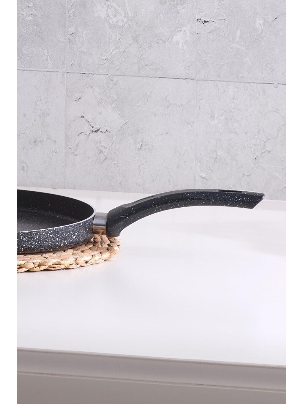 Siyah Gözleme Tavası 30 Cm Granit Bazlama Lavaş Tavası-2