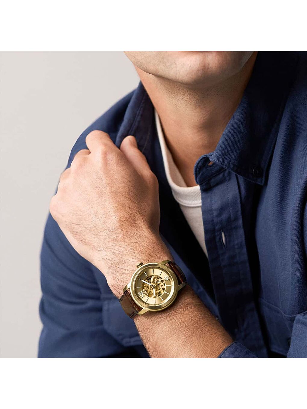 Kahverengi FME3279 Erkek Kol Saati-4