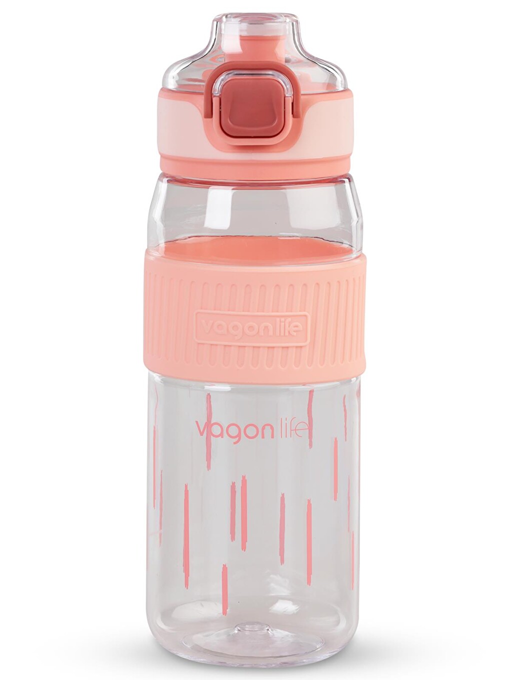 Silikon Gövde Matara 550 Ml - Pembe-2