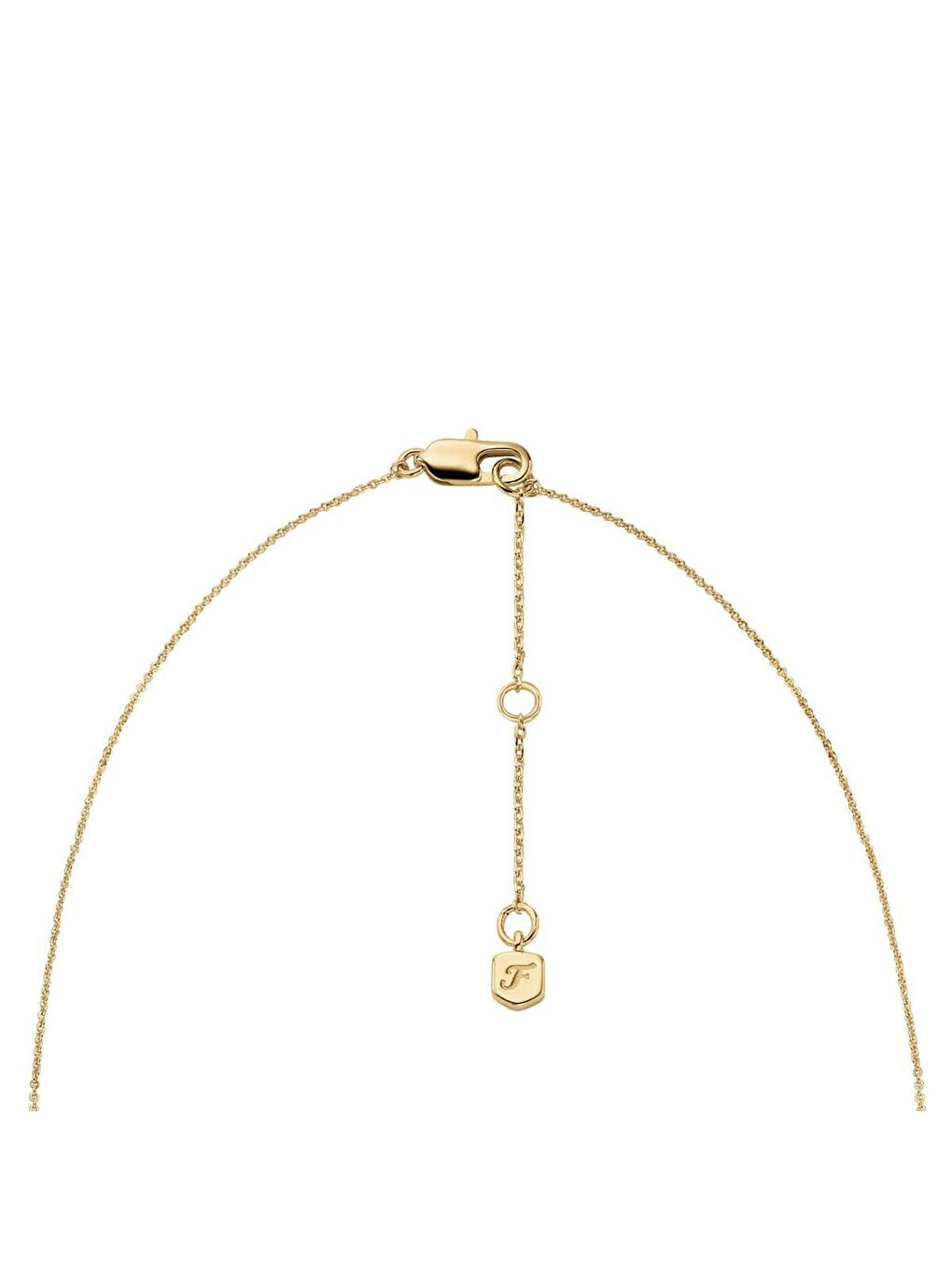 Sarı JA7302-710 Kalpli Kadın Kolye-2