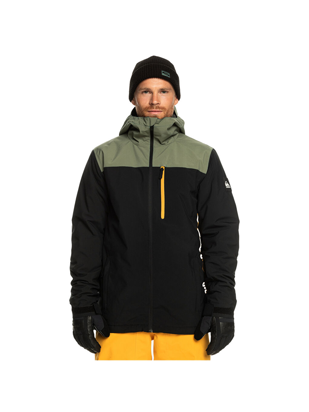 Morton Erkek Yeşil Snowboard Ceketi Kayak Montu-2