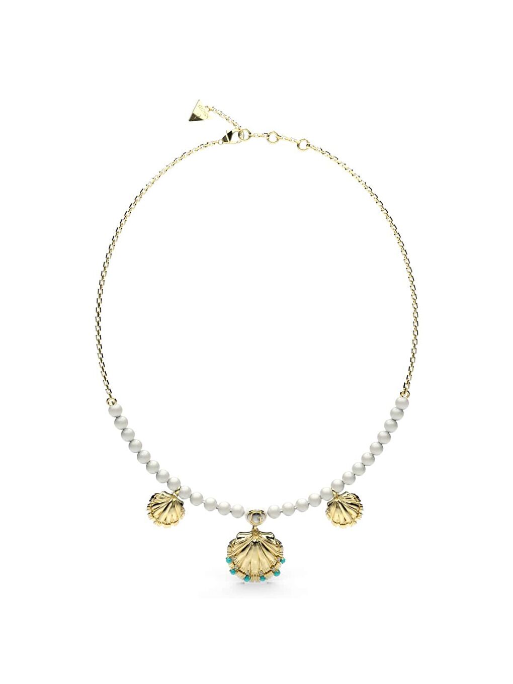 Sarı JGUJUBN05125JWYGTU İnci Kadın Kolye