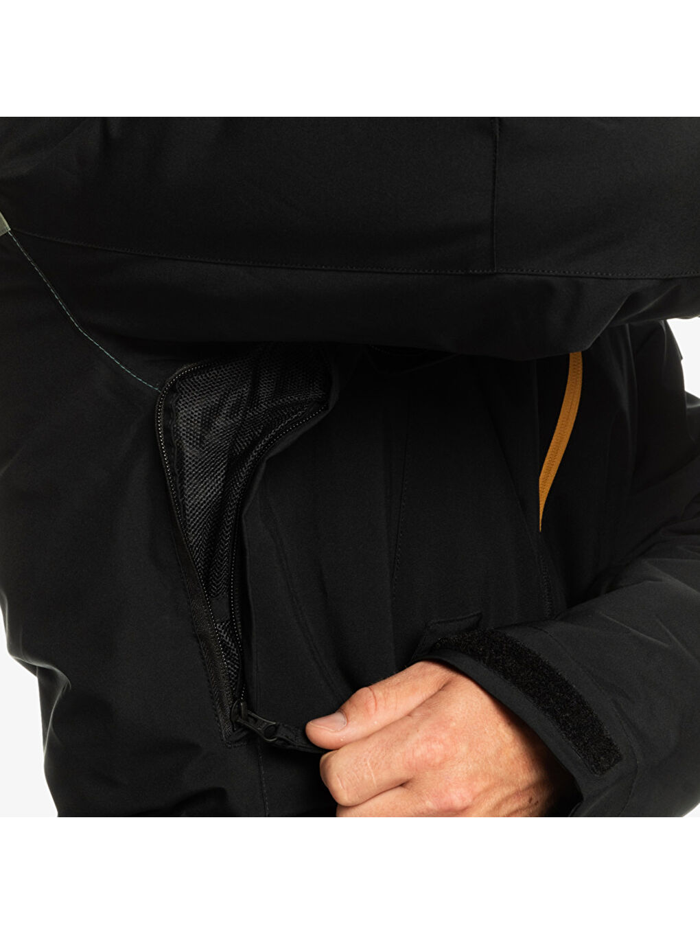 Morton Erkek Yeşil Snowboard Ceketi Kayak Montu-7