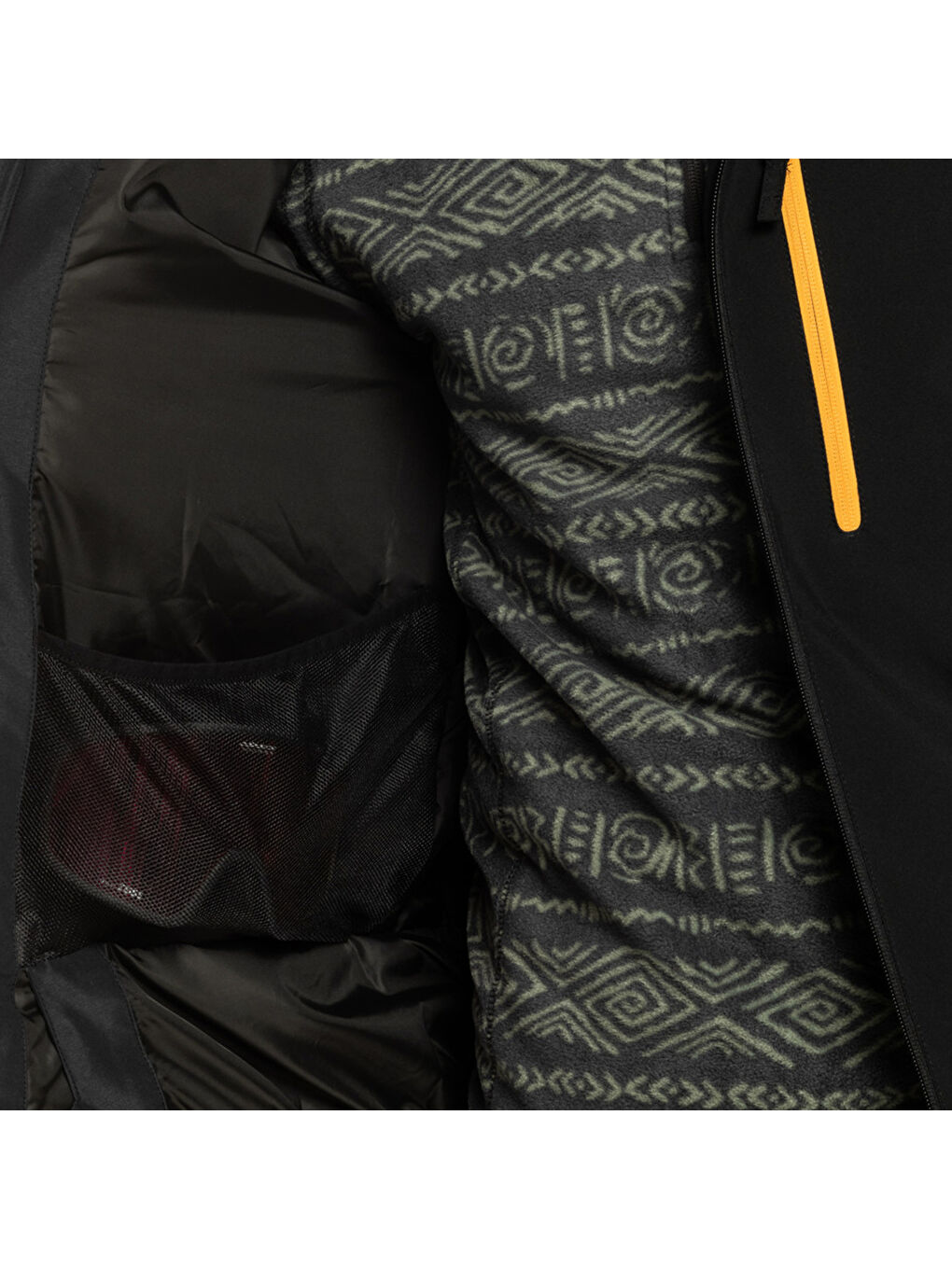 Morton Erkek Yeşil Snowboard Ceketi Kayak Montu-8