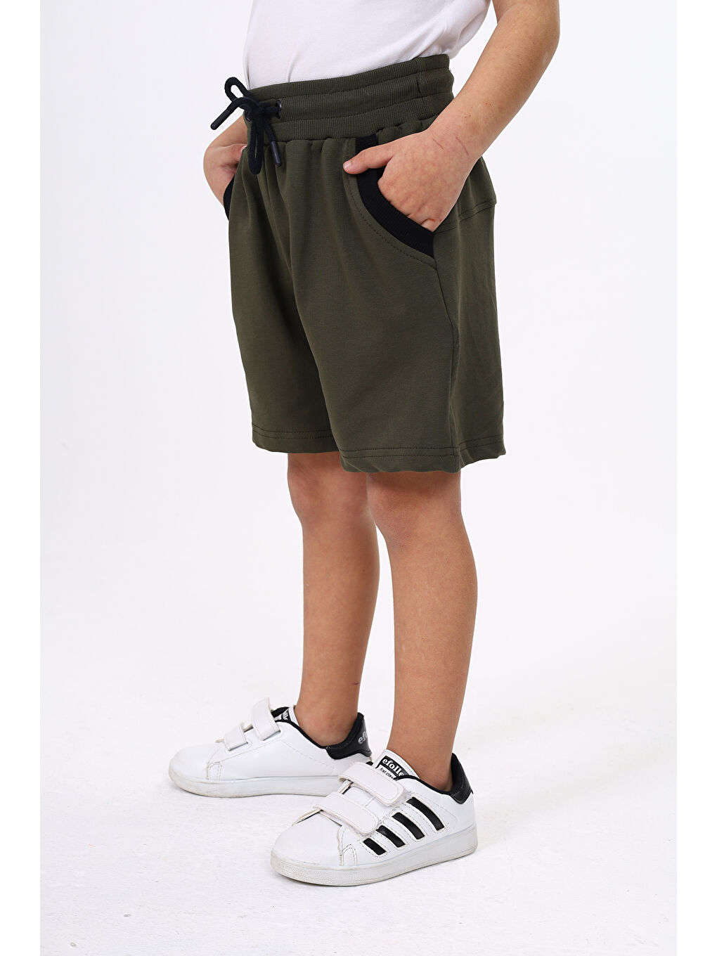 Haki Erkek Çocuk Şort-1