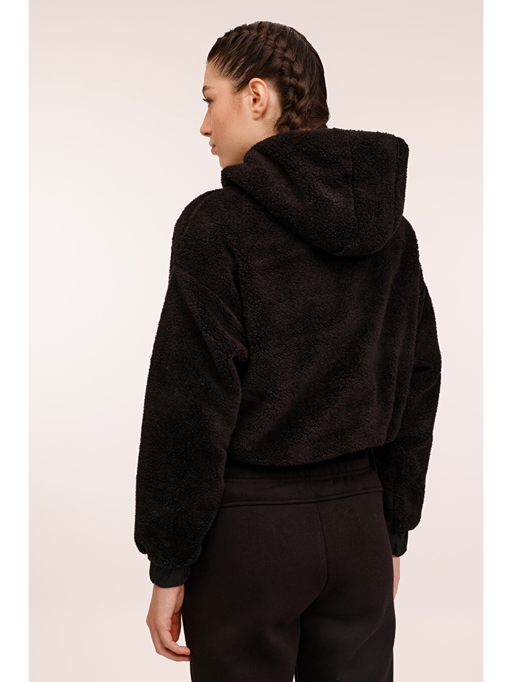 W-avıon Hoodıe 4pr Siyah Kadın Hoodie-1
