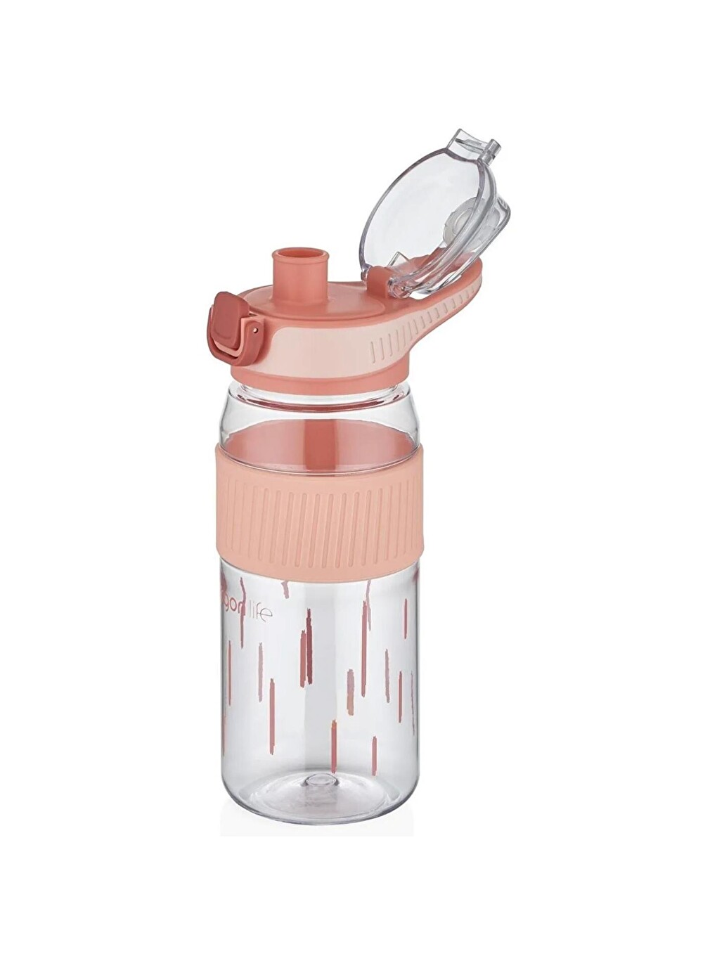 Silikon Gövde Matara 550 Ml - Pembe-3