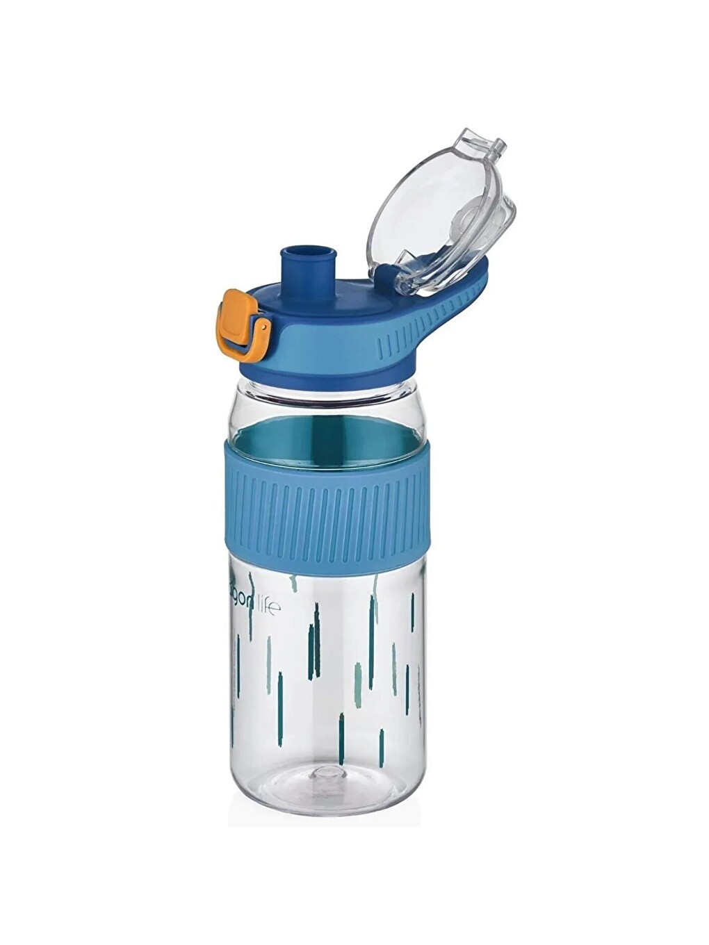 Silikon Gövde Matara 550 Ml - Mavi-3