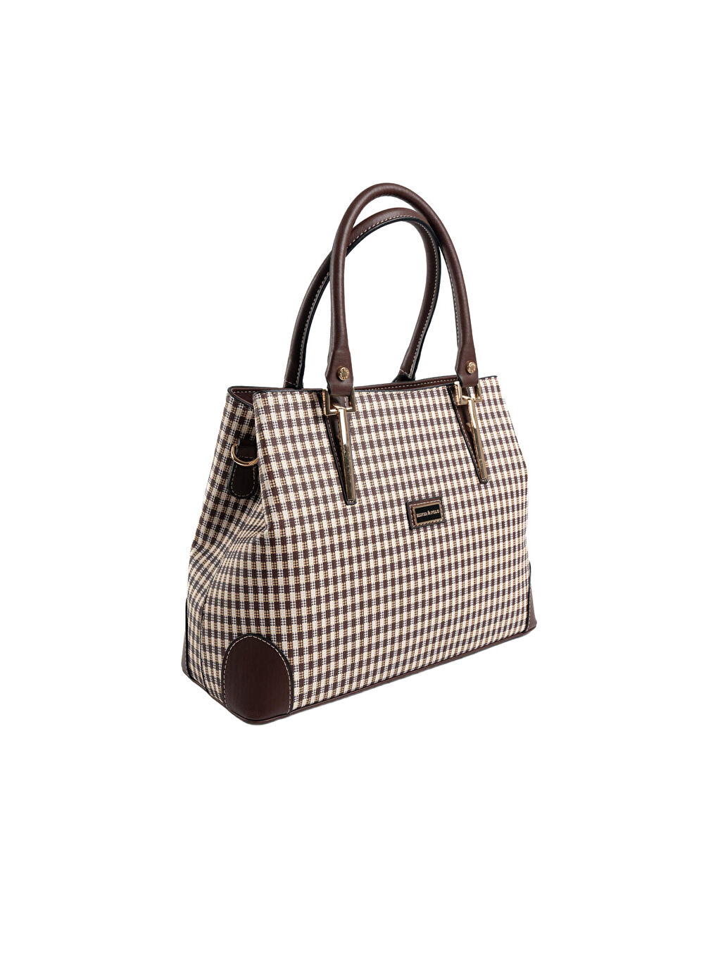 Kahverengi Kadın Omuz Çantası 667-47399 SILVER POLO BAYAN ÇANTASI M191 KAHVE SARI-MAT KAHVE-2