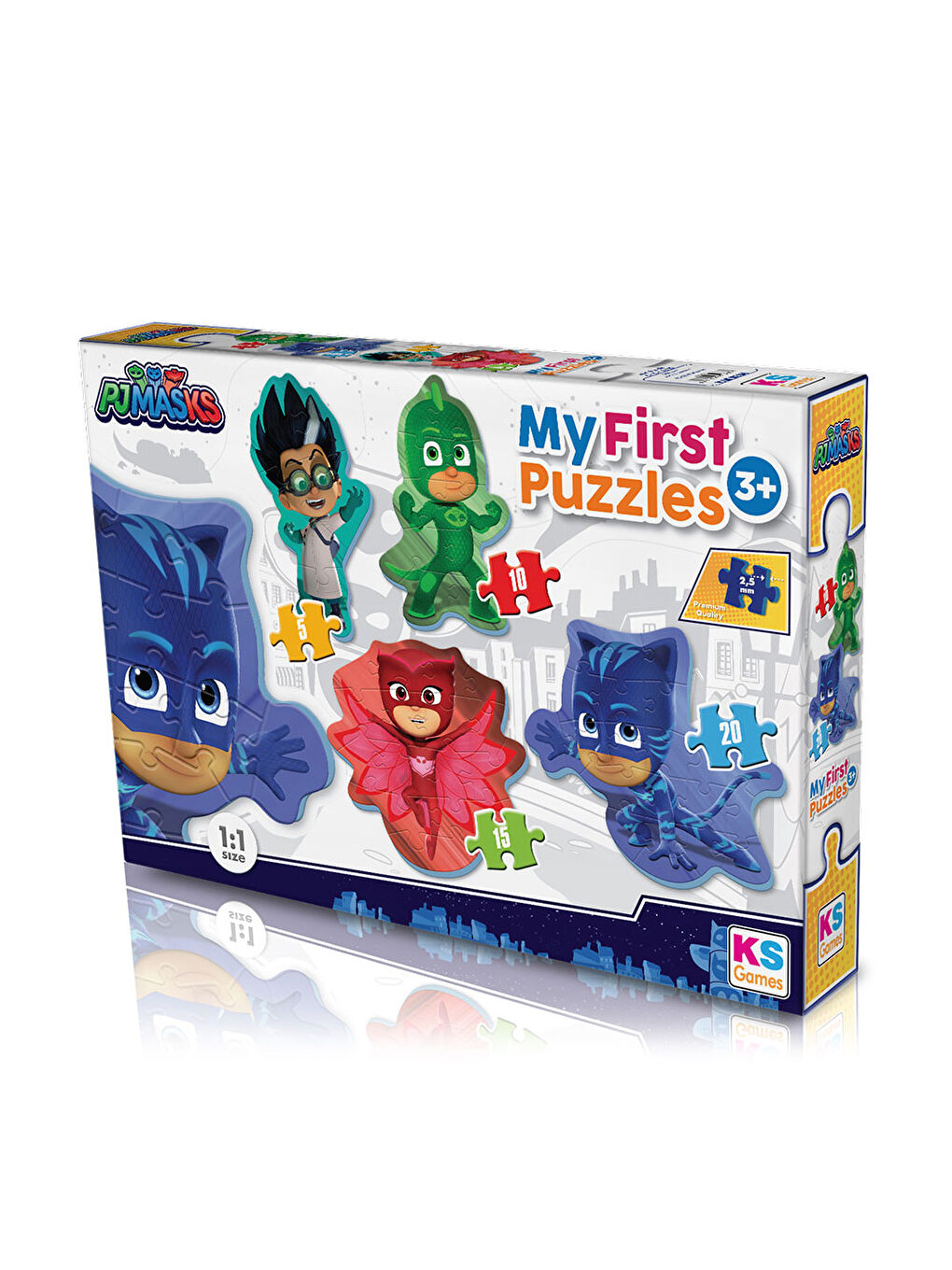 KS GAMES Renksiz Pjmasks My First Puzzle 4in1 PJM10304