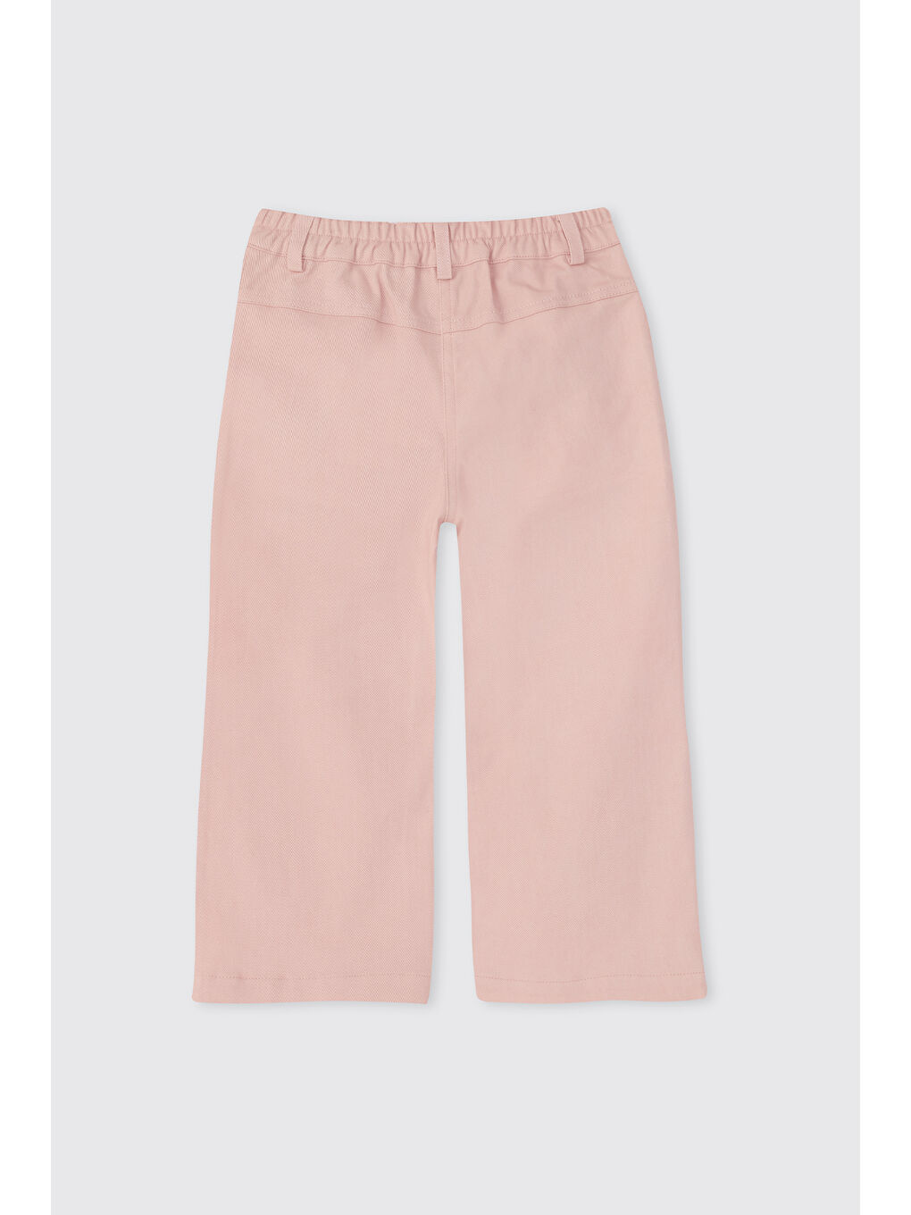 Kız Bebek Çiçek Motifli Pembe Pantolon-1