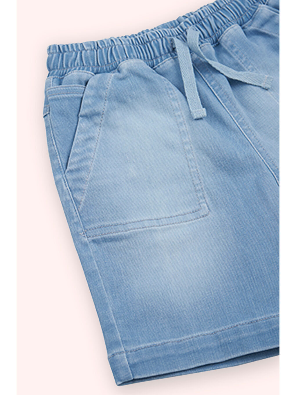 Erkek Çocuk Denim Şort Lacivert-1