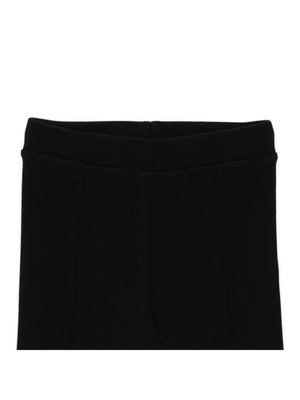 Siyah Kız Çocuk Aksesuar Detaylı Tayt-1