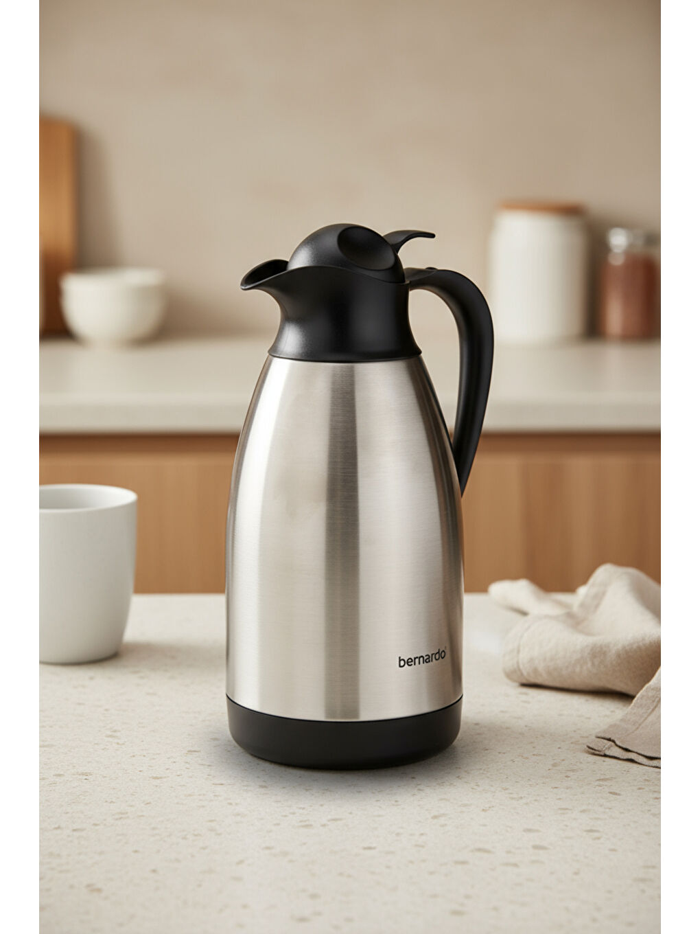 Gri Grandio Çelik Termos Inox 2 Litre-2