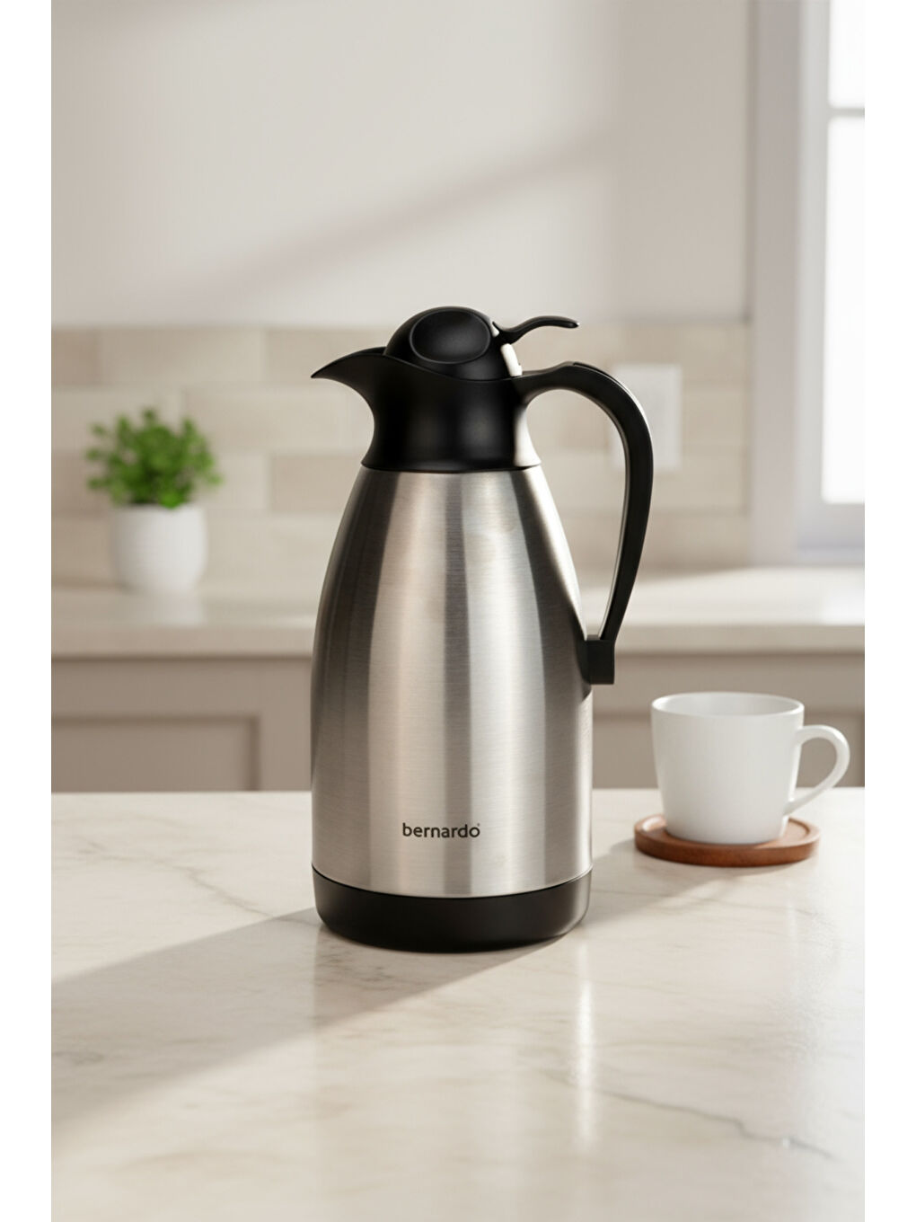 Gri Grandio Çelik Termos Inox 2 Litre-3