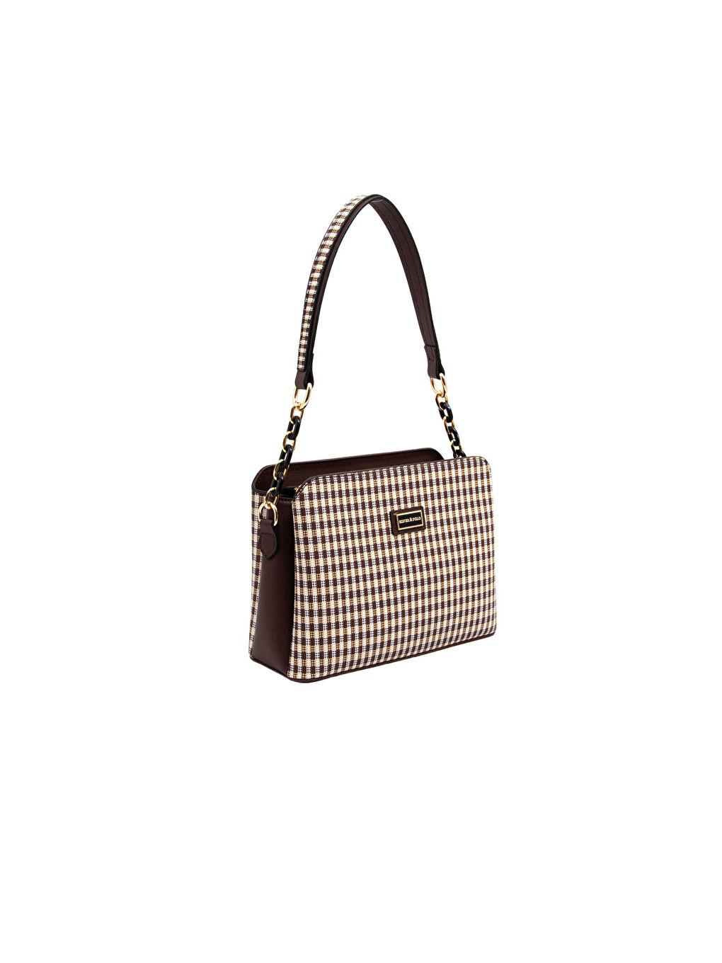 Kahverengi Kadın Çapraz Çanta 937-45615 SILVER POLO ÇAPRAZ BAYAN ÇANTASI M191 KAHVE SARI-MAT KAHVE-2