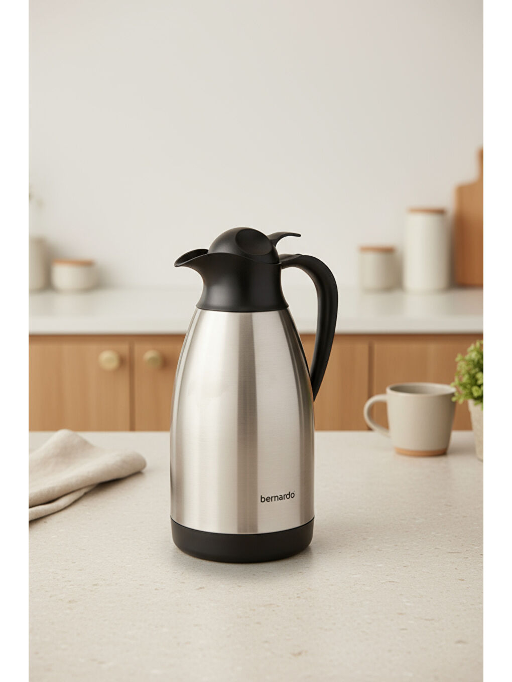 Gri Grandio Çelik Termos Inox 2 Litre-5