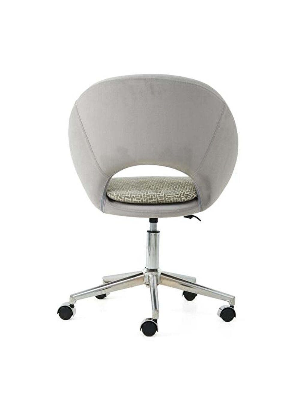 Olivya Çalışma Sandalyesi - Gri-5