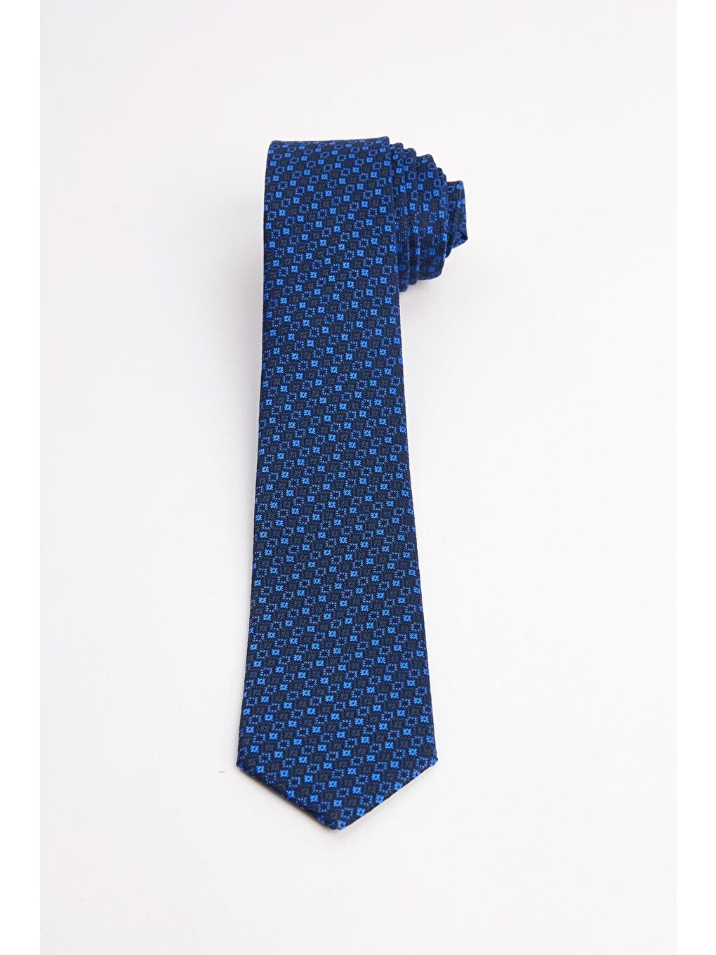 Karışık Klasik Cep Mendilli Desenli Kravat-2