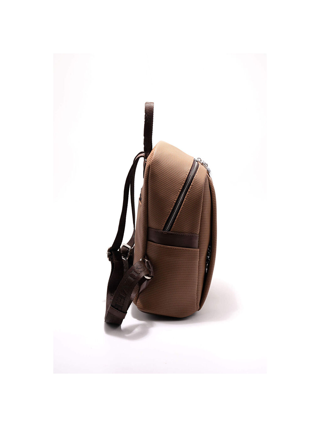 Kahverengi Kadın 926-45725 SILVER POLO SIRT ÇANTASI M86 KARAMEL-MAT KAHVE-2