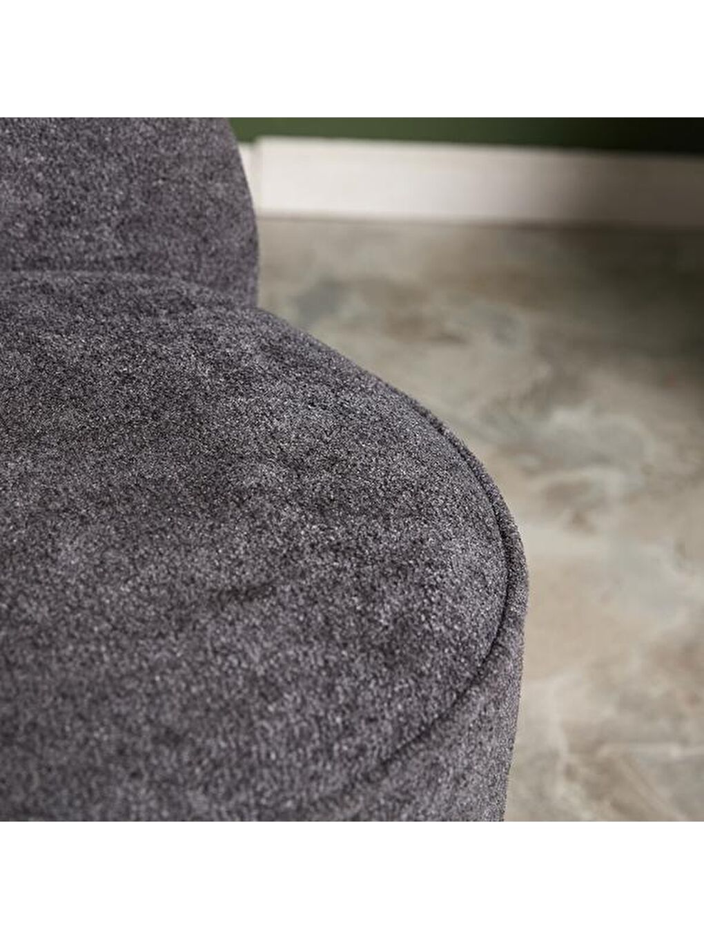 Sırtlı Masif Ayaklı Puf - Gri-4