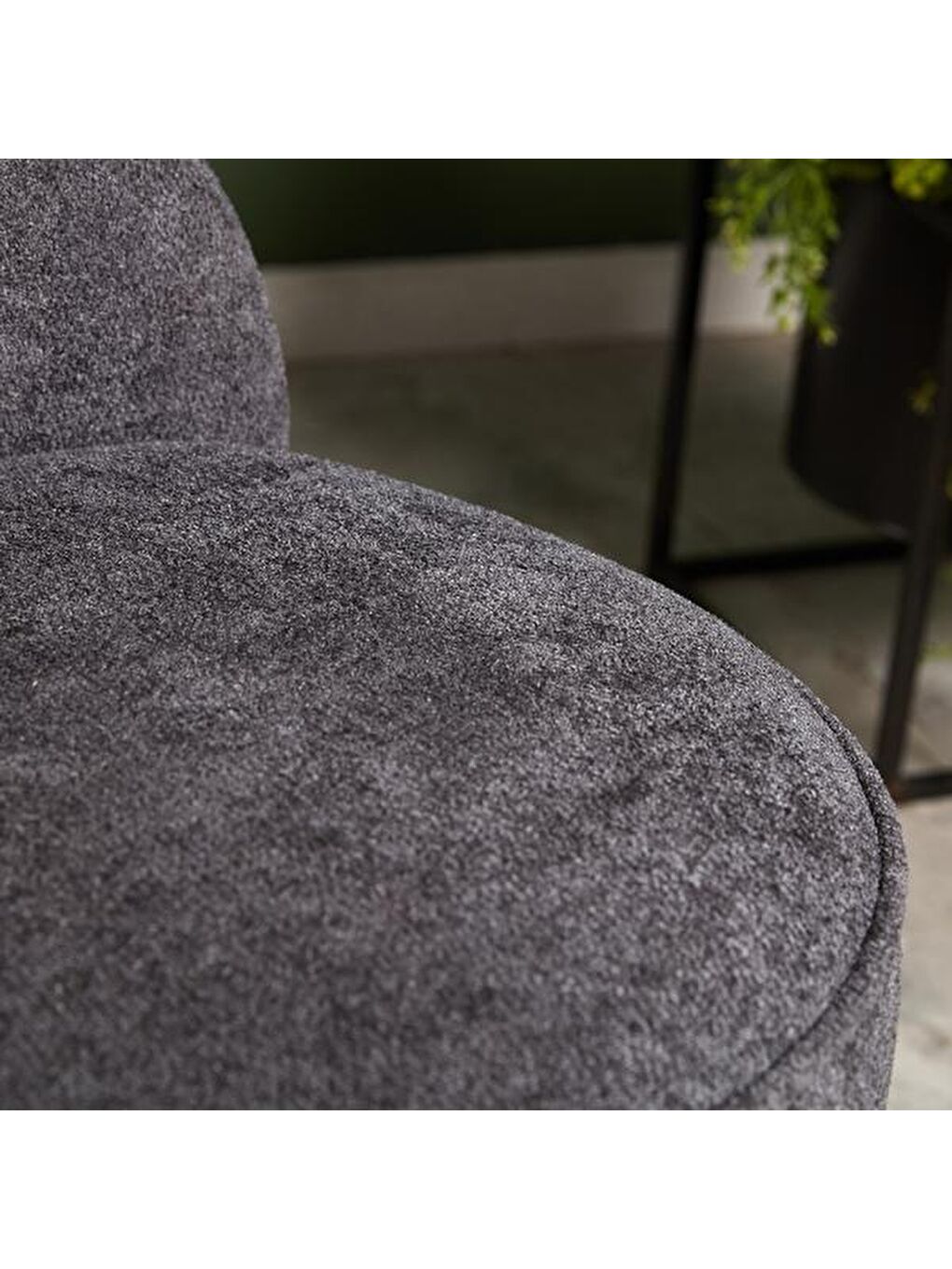 Sırtlı Masif Ayaklı Puf - Gri-5