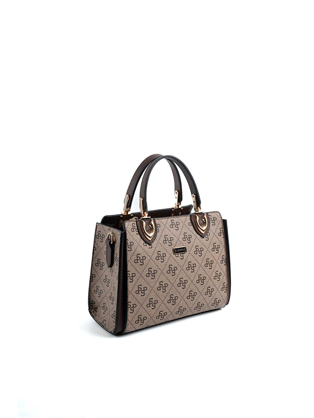 Bej Kadın Omuz Çantası 1133-48005 BAYAN ÇANTASI M178 KOYU BEJ-MAT KAHVE-1