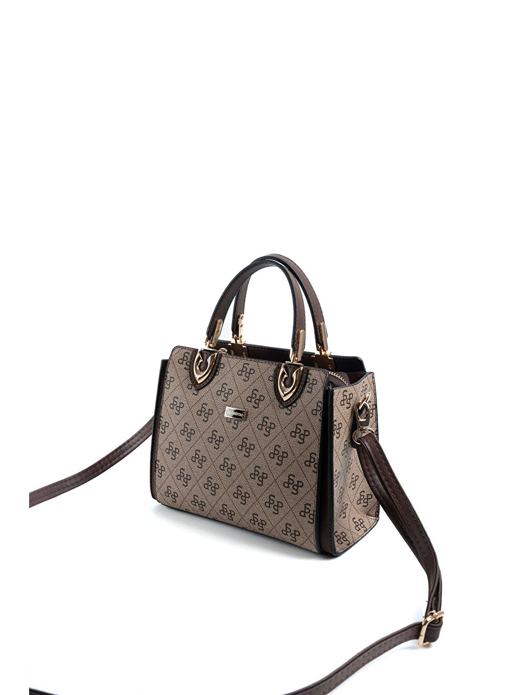 Bej Kadın Omuz Çantası 1133-48005 BAYAN ÇANTASI M178 KOYU BEJ-MAT KAHVE-5