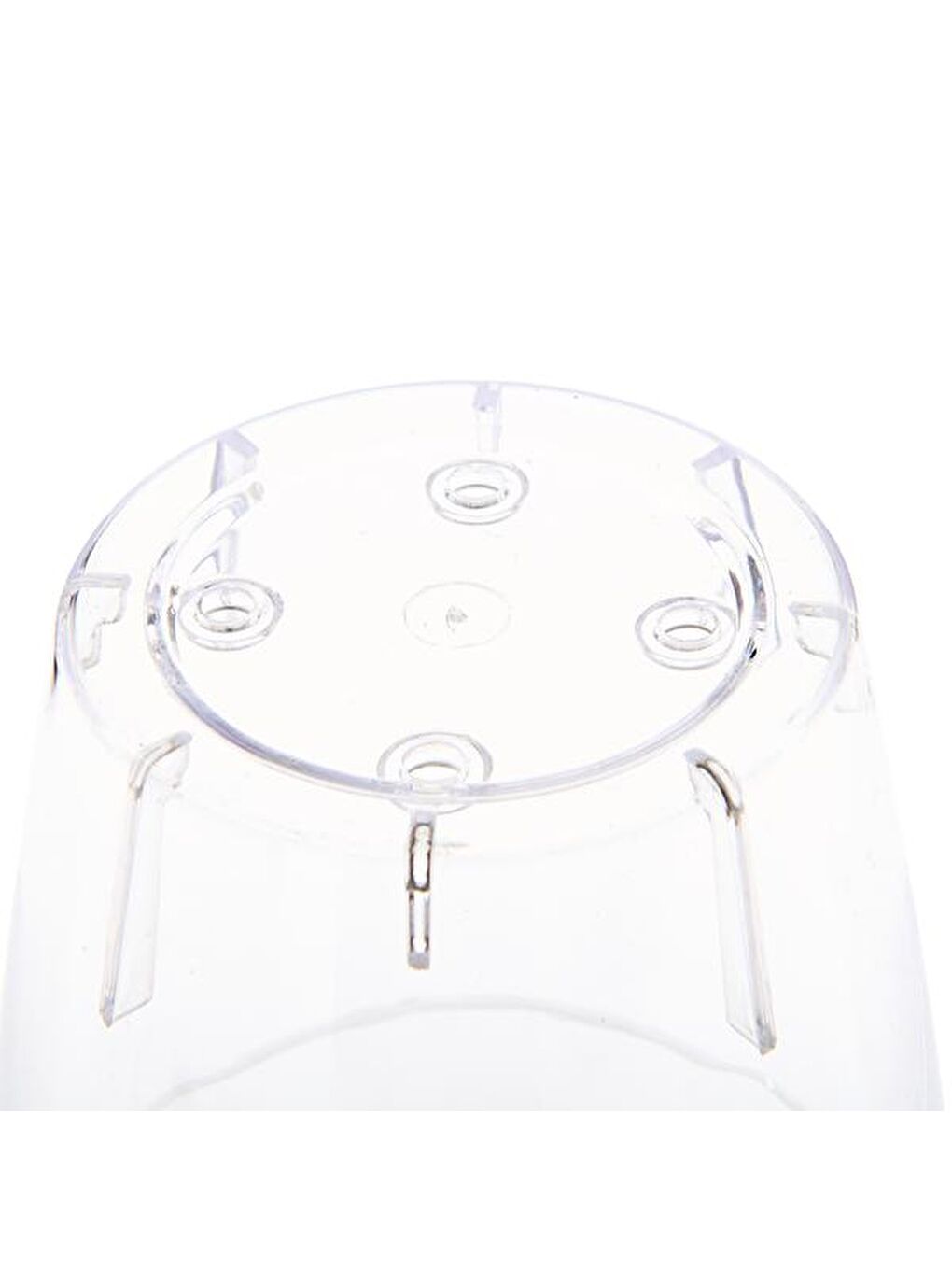 Karışık Vanda Tabaklı Saksı - Şeffaf - 1,6 lt-1