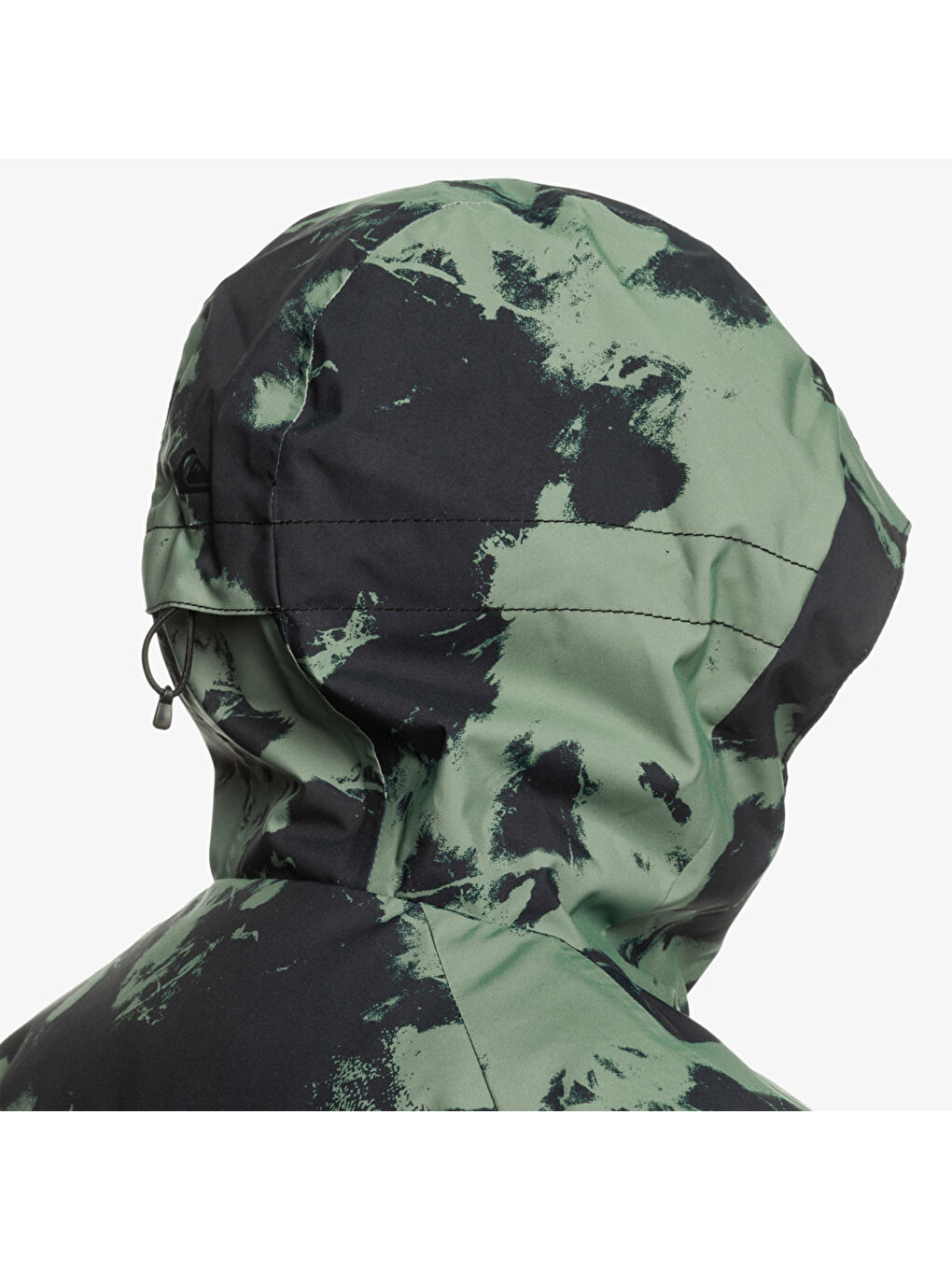 Mission Printed Block Erkek Yeşil Snowboard Ceketi Kayak Montu-8