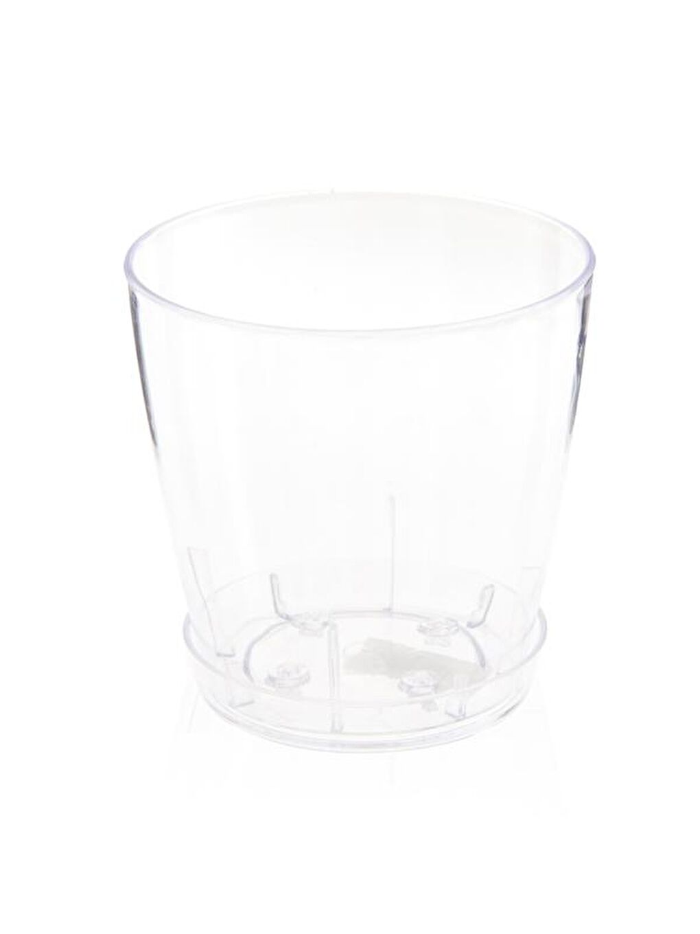 Karışık Vanda Tabaklı Saksı - Şeffaf - 1,6 lt-2